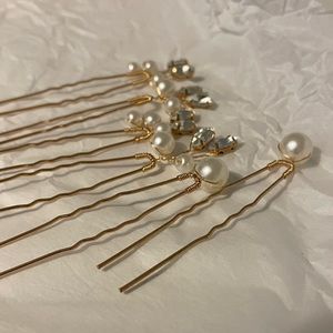 Set of 6 bridal hair pins